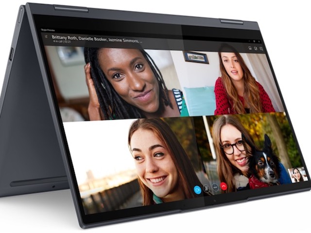 Lenovo giới thiệu laptop Yoga Slim 9i với nắp máy phủ da thật siêu sang