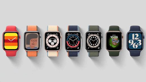 Apple Watch Series 6 sở hữu nhiều màu sắc.